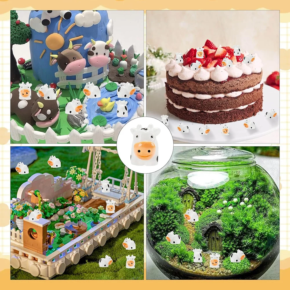 100 шт. мини-фигурки коровы из – обзор и цена Smart Garden Mini